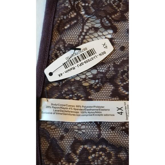 NWT Adore Me Top Cami Tank Marrón 4X - Picture 7 of 10